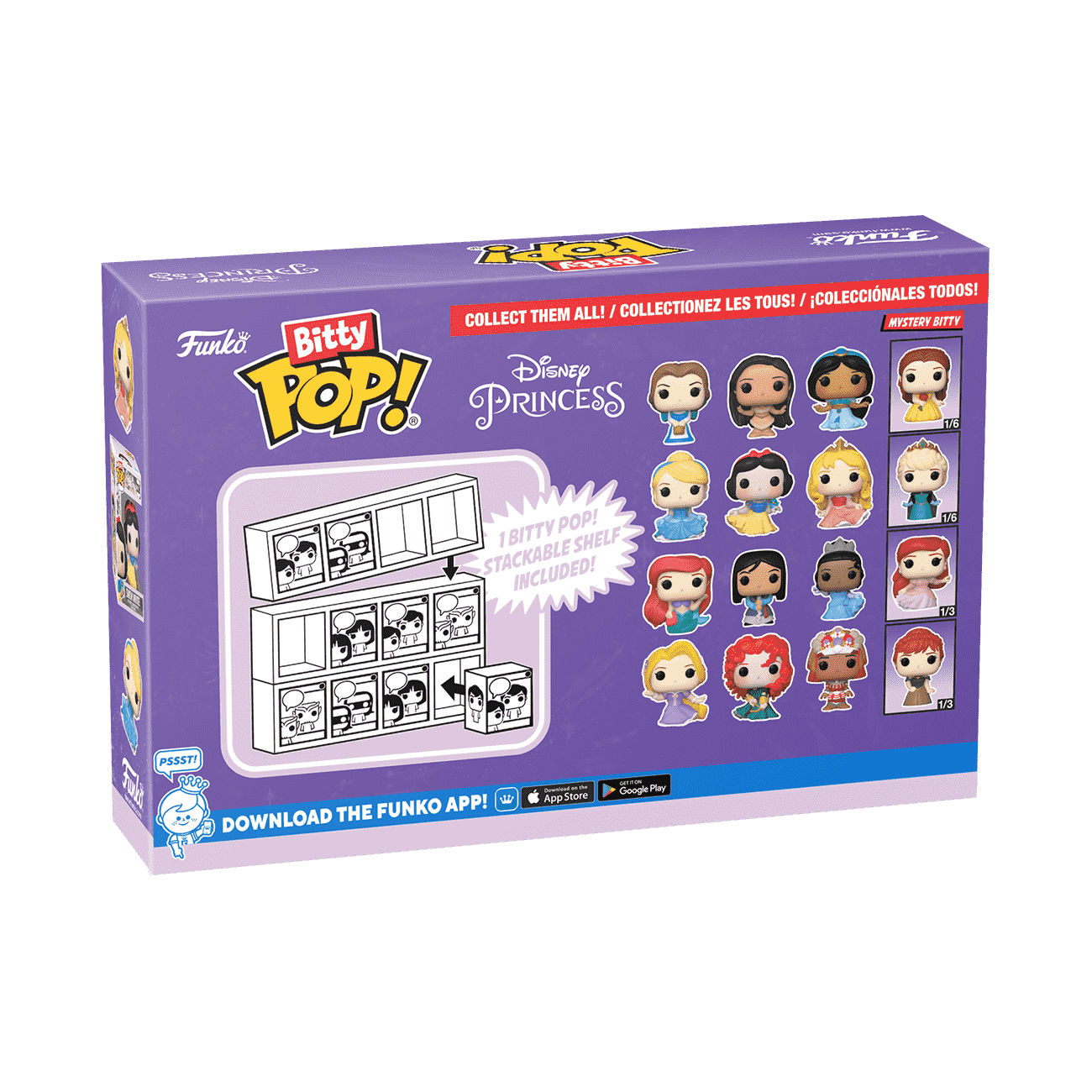 Bitty Pop! Disney Princess 4-Pack Series 4 - Image 3