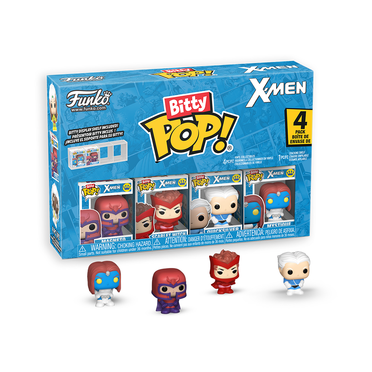 Bitty Pop! X-Men 4-Pack Series 1