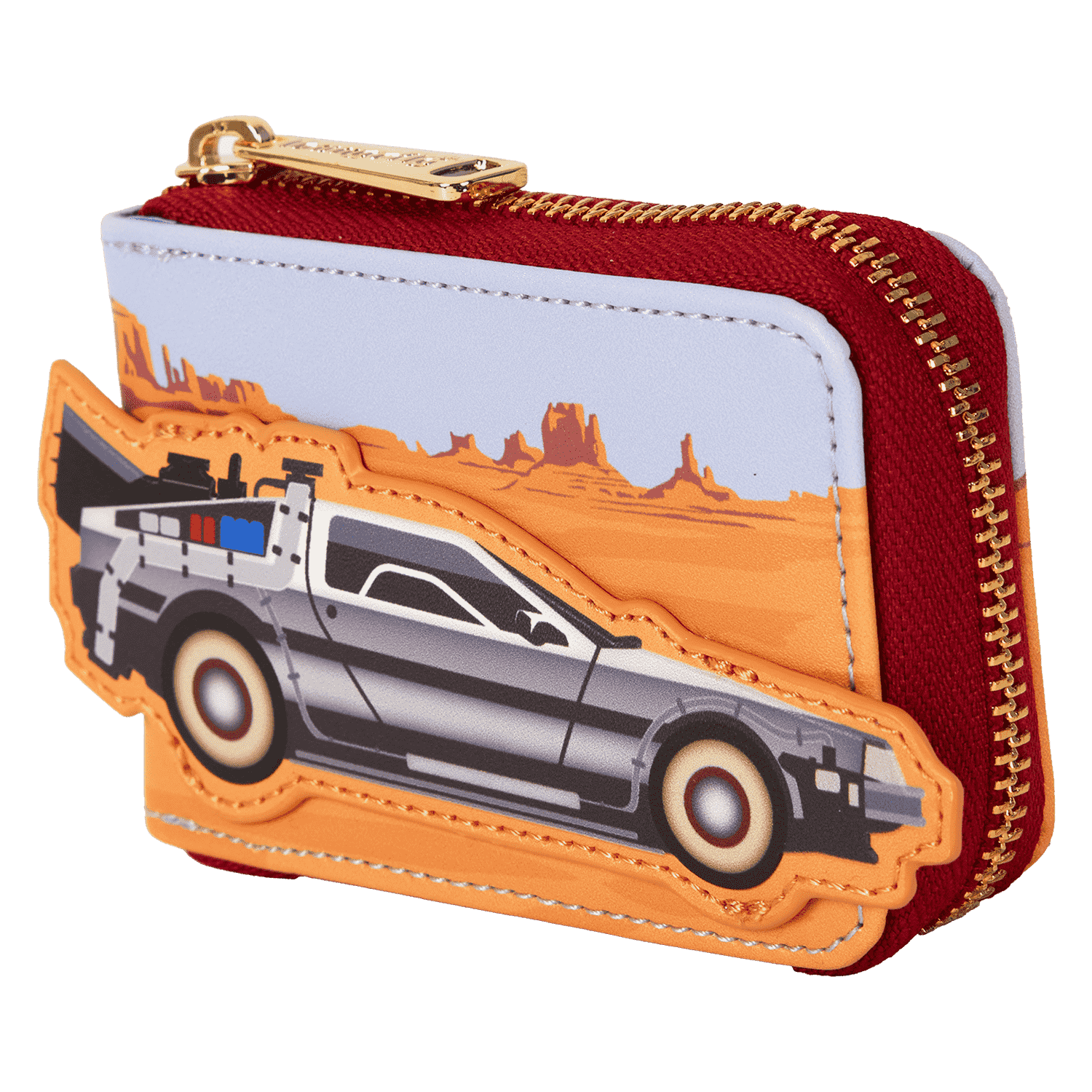 Back To The Future 40th Anniversary Time Machine Accordion Wallet - Image 4