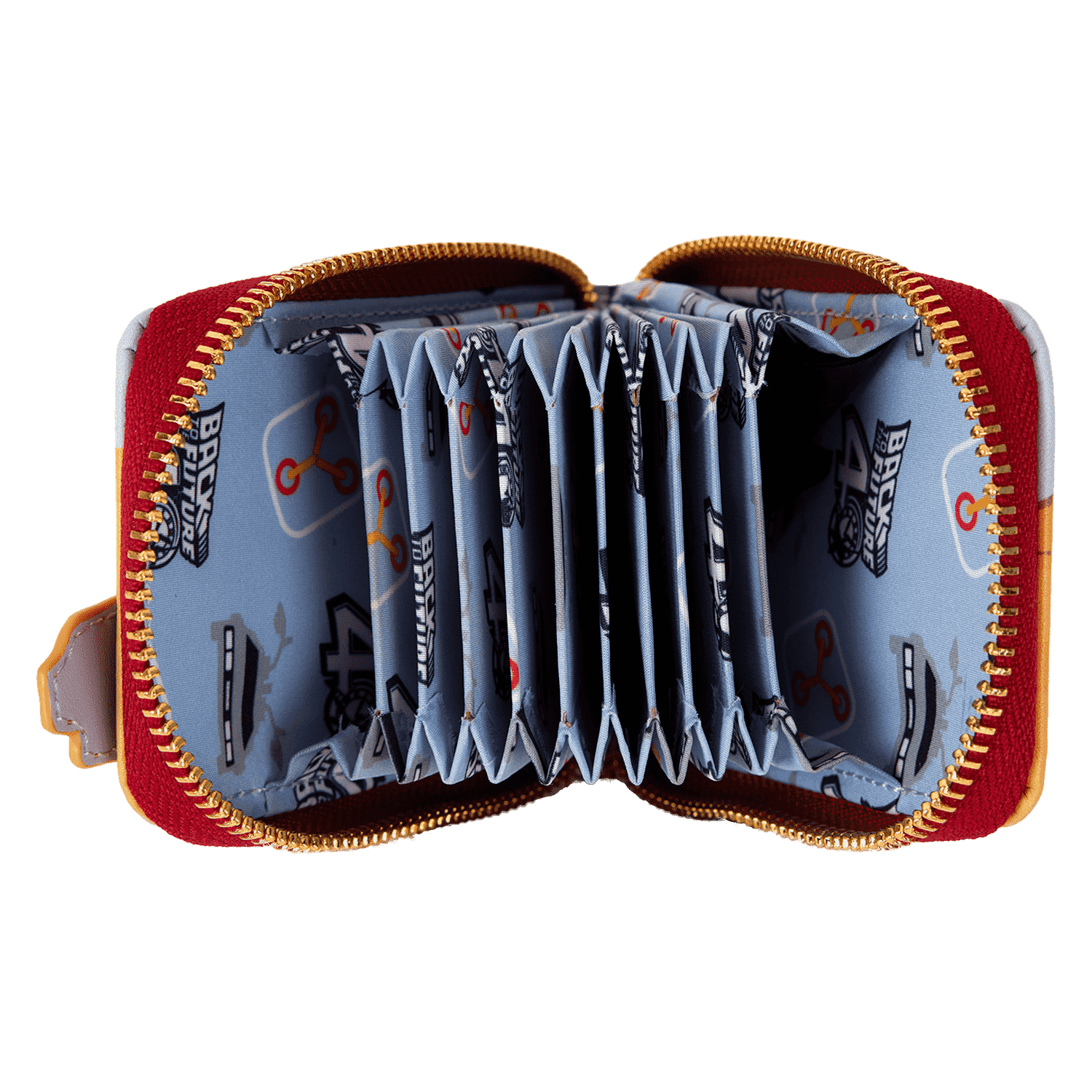 Back To The Future 40th Anniversary Time Machine Accordion Wallet - Image 7