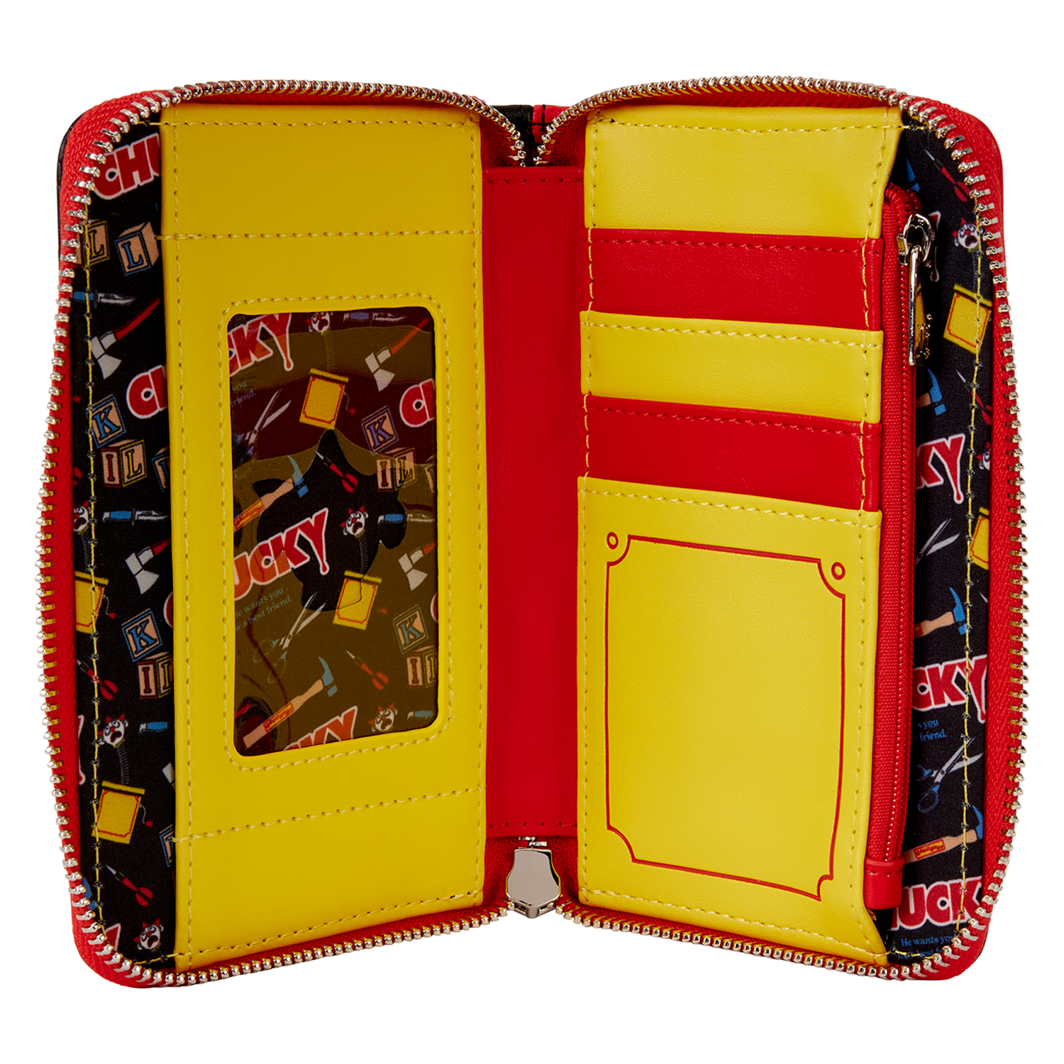 Chucky Clown Cosplay Zip Around Wallet - Image 6