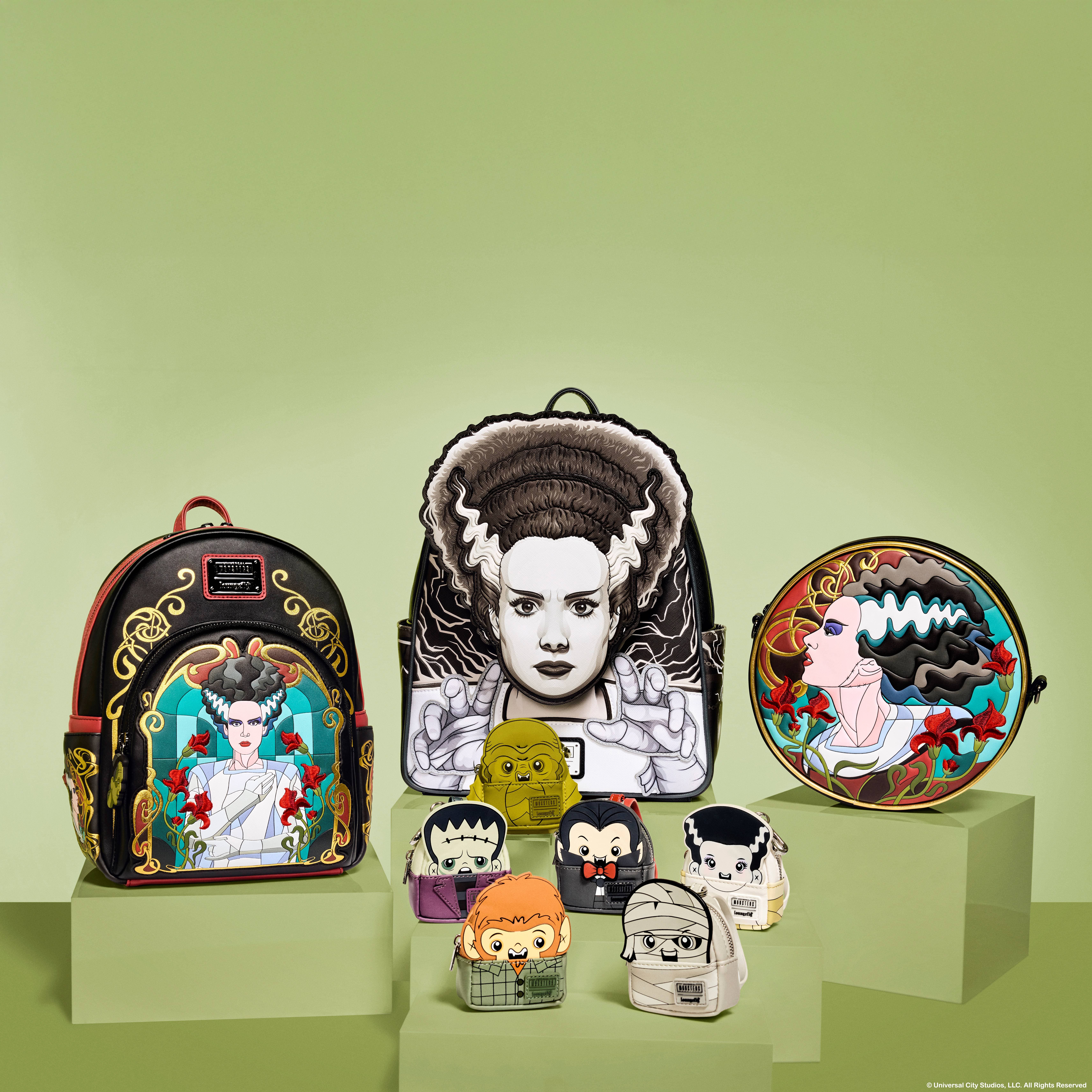 Universal Monsters Exclusive The Bride Of Frankenstein Glow Mini Backpack - Image 3