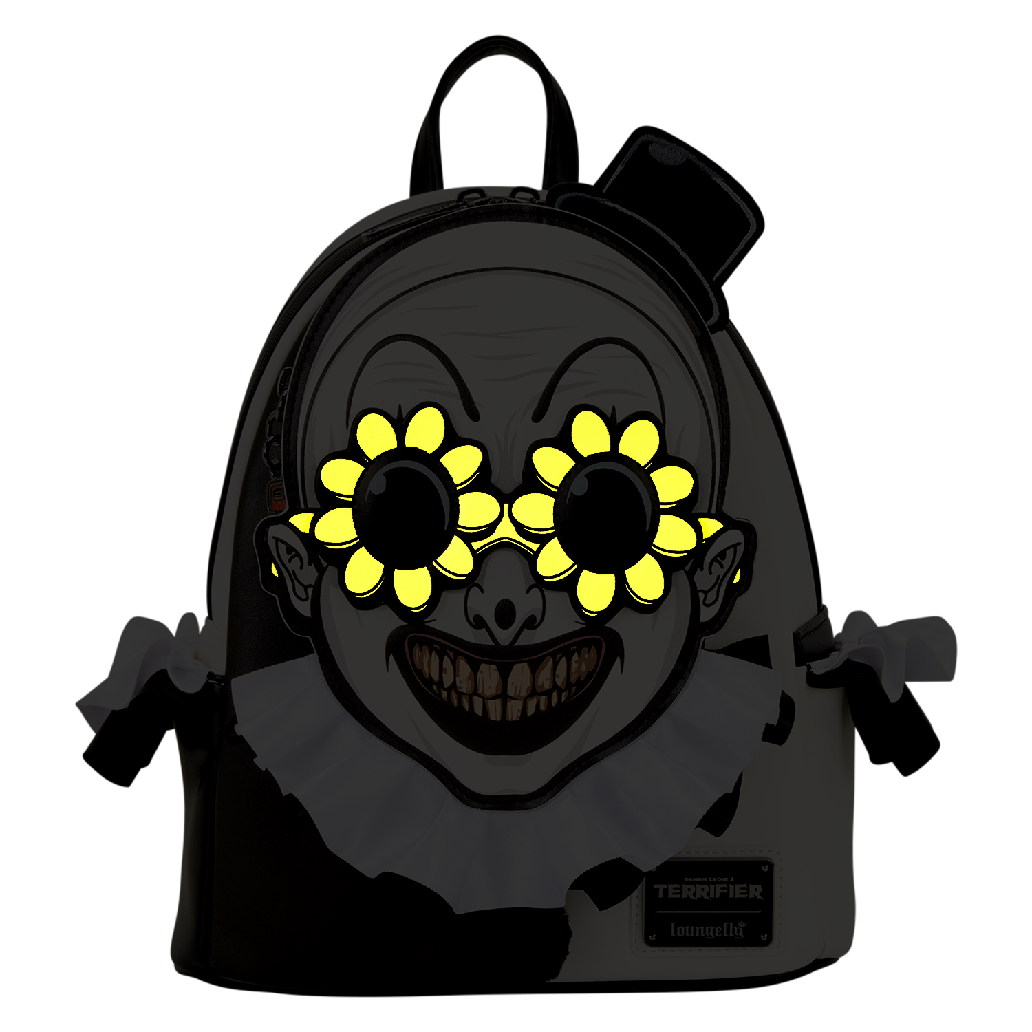 Terrifier Exclusive Art the Clown Glow Cosplay Mini Backpack - Image 5