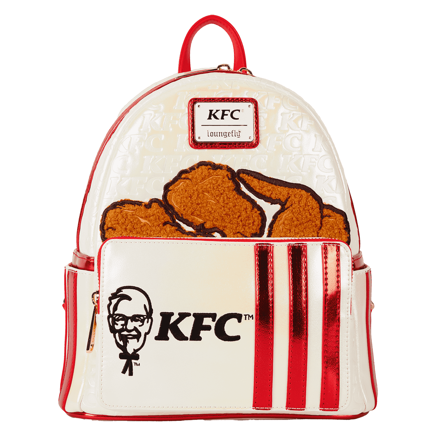 KFC Chicken Bucket Sherpa Mini Backpack