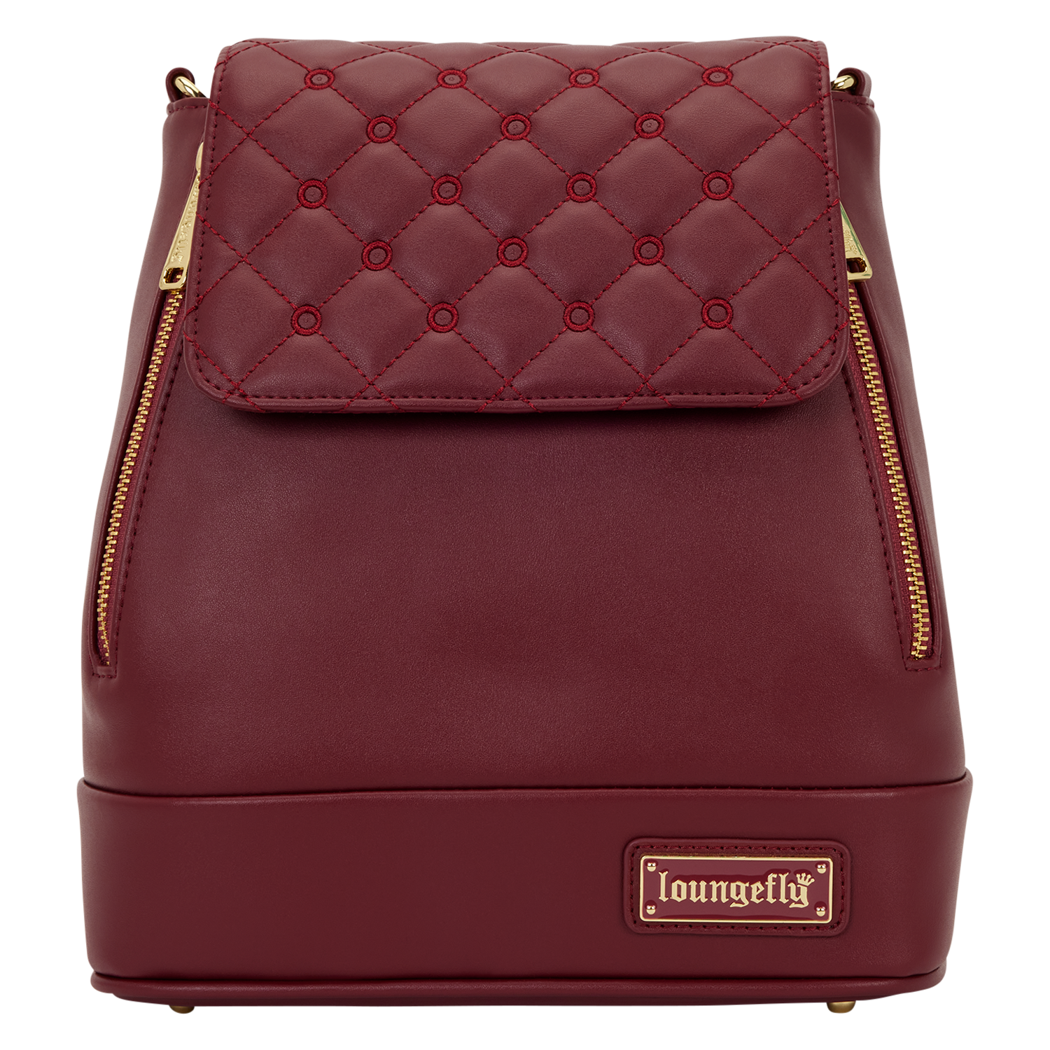 Loungefly The Lilly Red Convertible Mini Backpack & Crossbody Pin Trader Bag