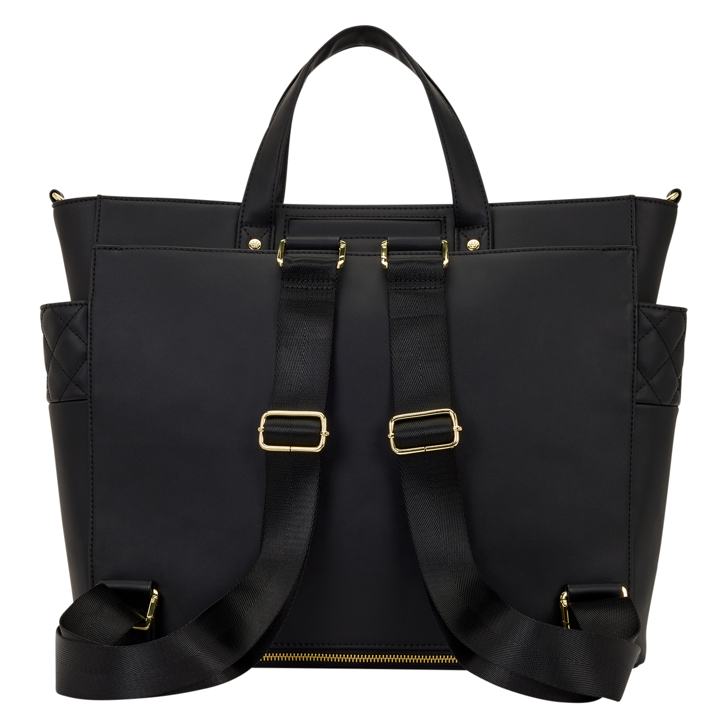 Loungefly The Mo Black Convertible Backpack & Tote Crossbody Pin Trader Bag - Image 6