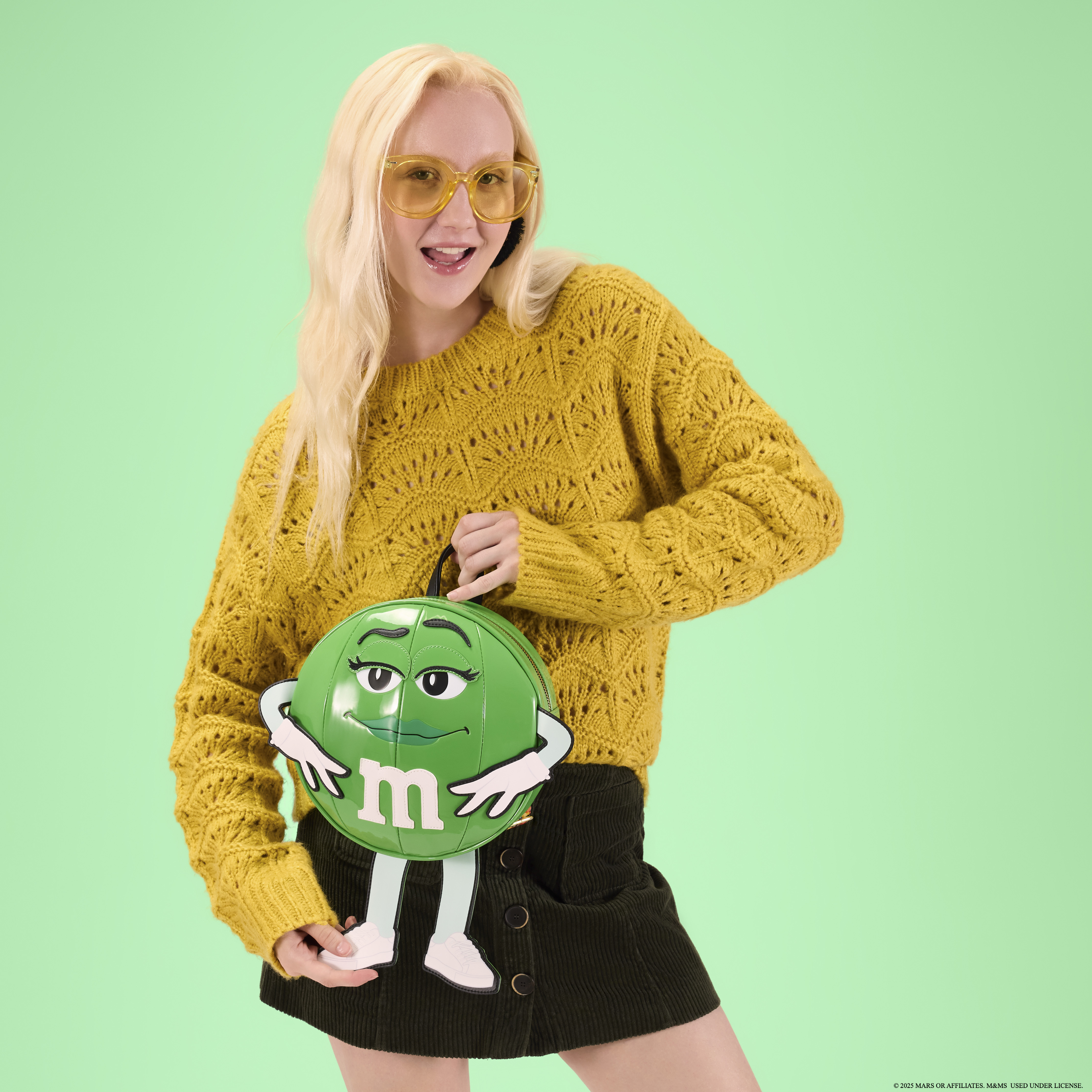 Loungefly x M&M'S Green Character Cosplay Chocolate Scented Mini Backpack - Image 3