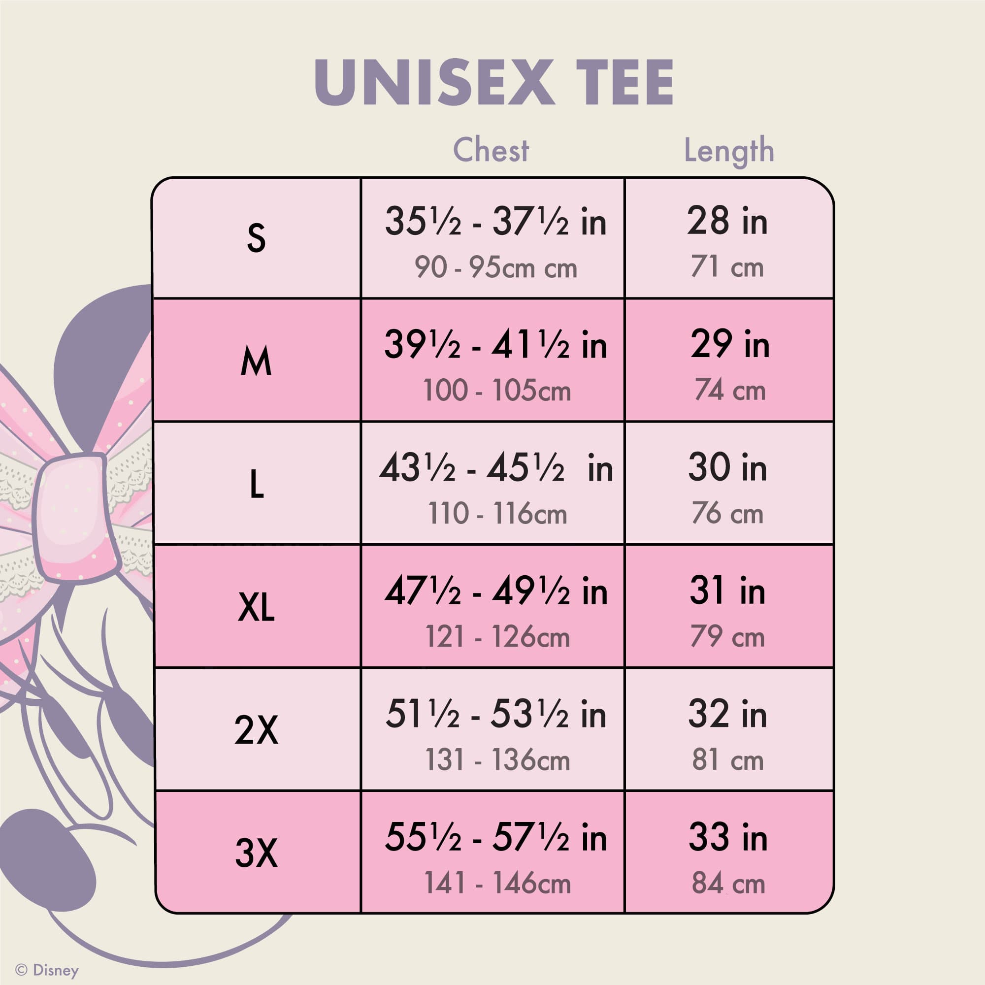 Minnie Mouse Lace Detail Unisex Raglan Tee - Image 4