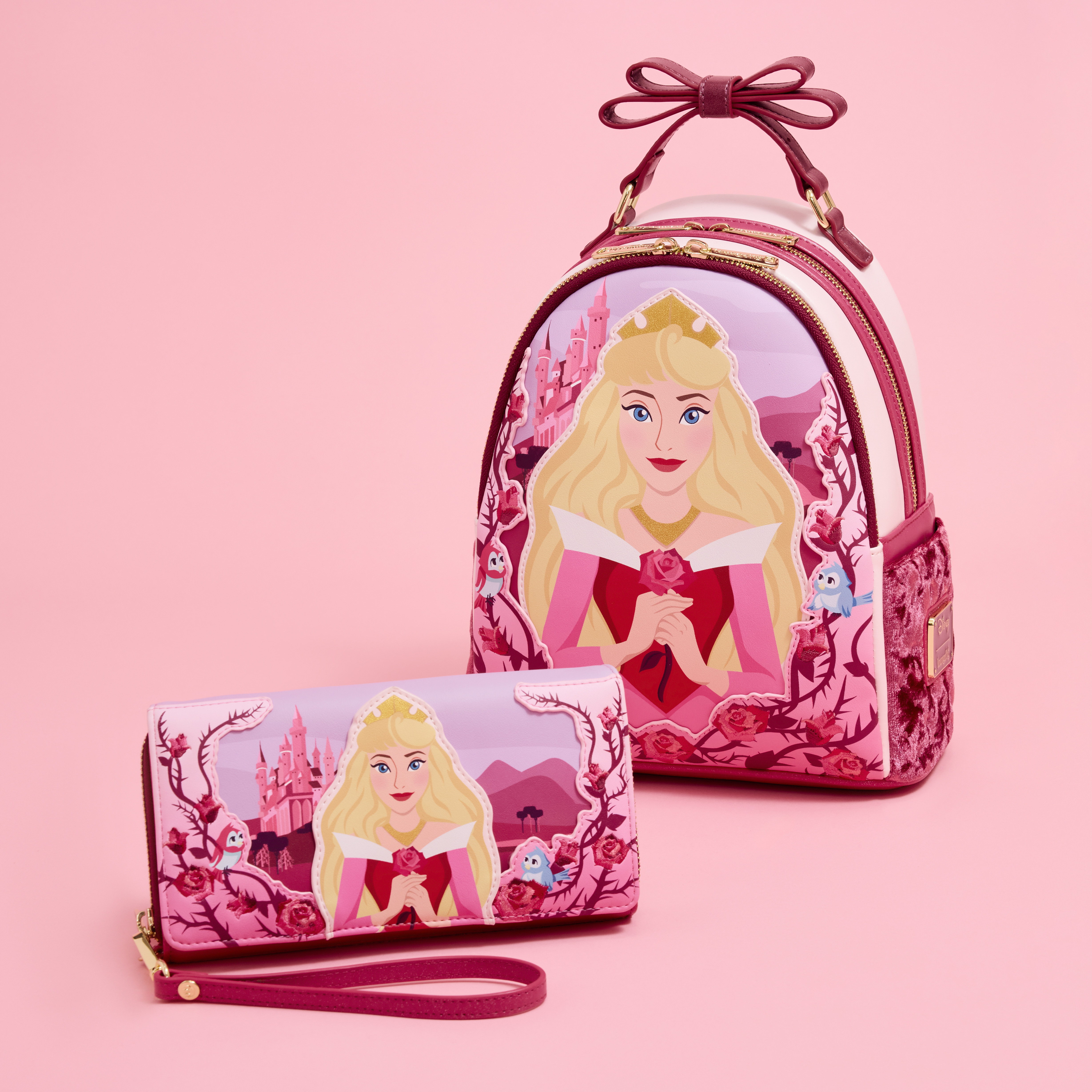 Sleeping Beauty Exclusive Princess Aurora Roses Mini Backpack - Image 4