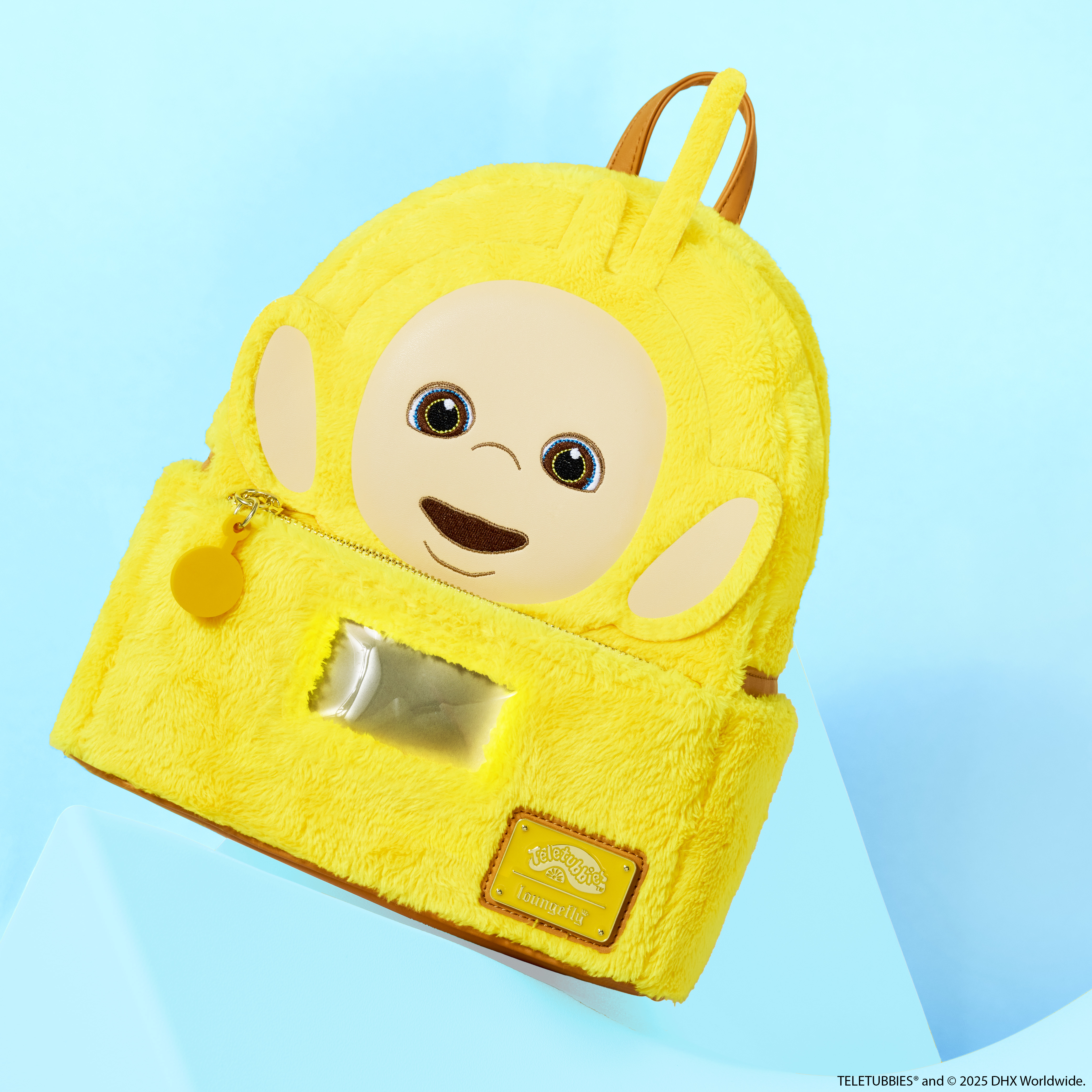 Teletubbies Laa-Laa Plush Cosplay Light Up Mini Backpack - Image 3