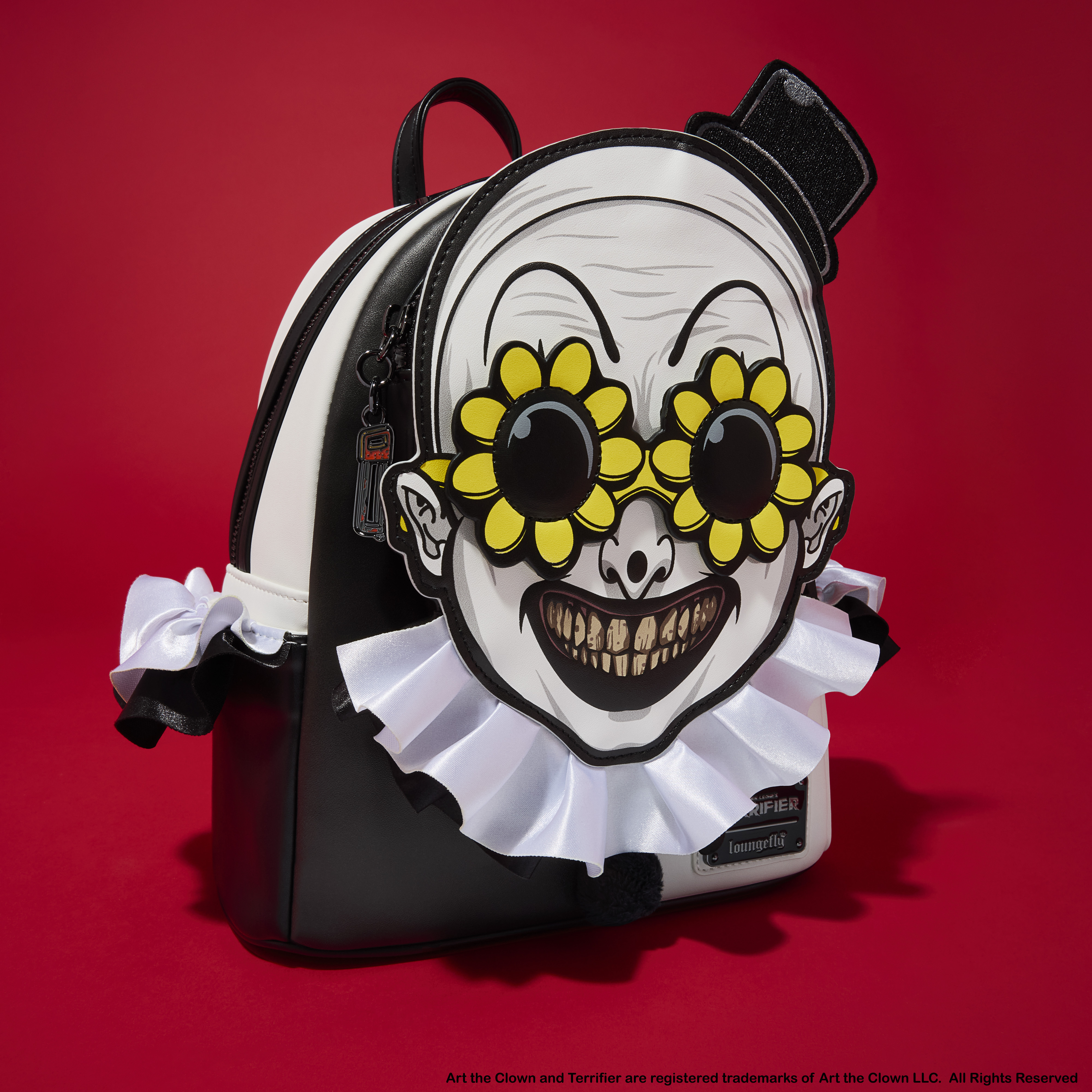Terrifier Exclusive Art the Clown Glow Cosplay Mini Backpack - Image 4