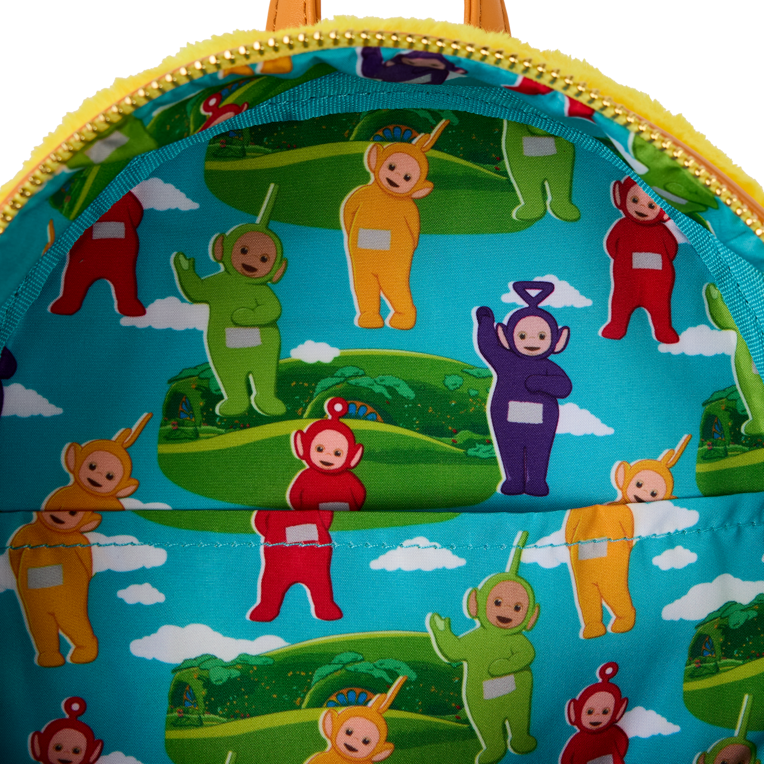 Teletubbies Laa-Laa Plush Cosplay Light Up Mini Backpack - Image 8