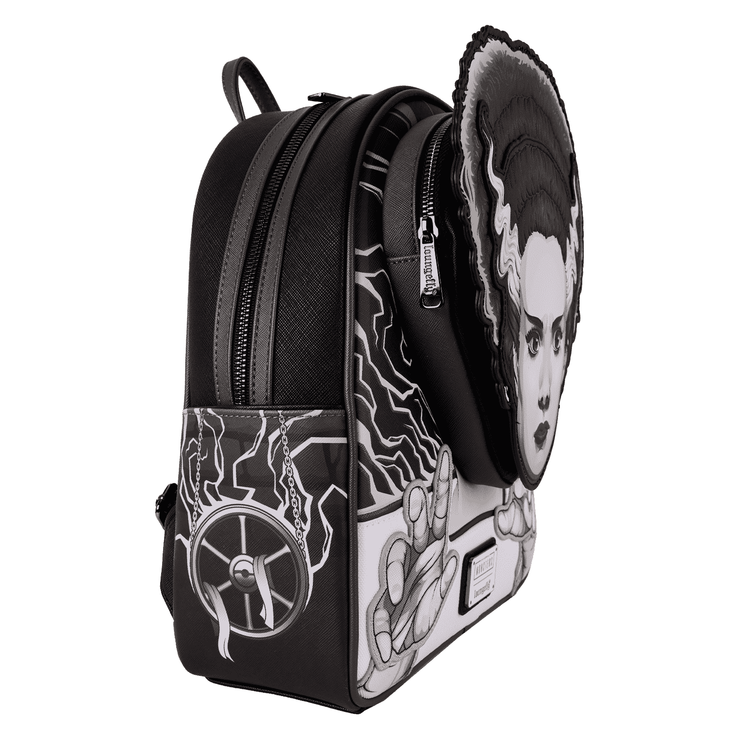 Universal Monsters Exclusive The Bride Of Frankenstein Glow Mini Backpack - Image 5