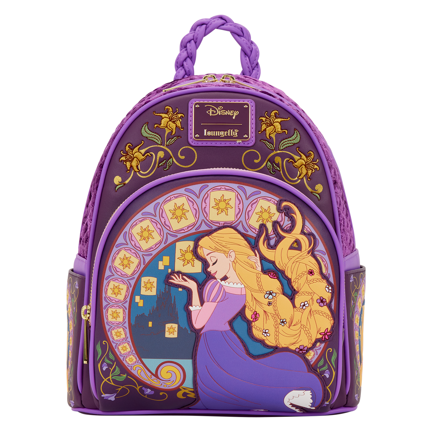 Tangled Rapunzel Exclusive Lanterns Quilted Mini Backpack