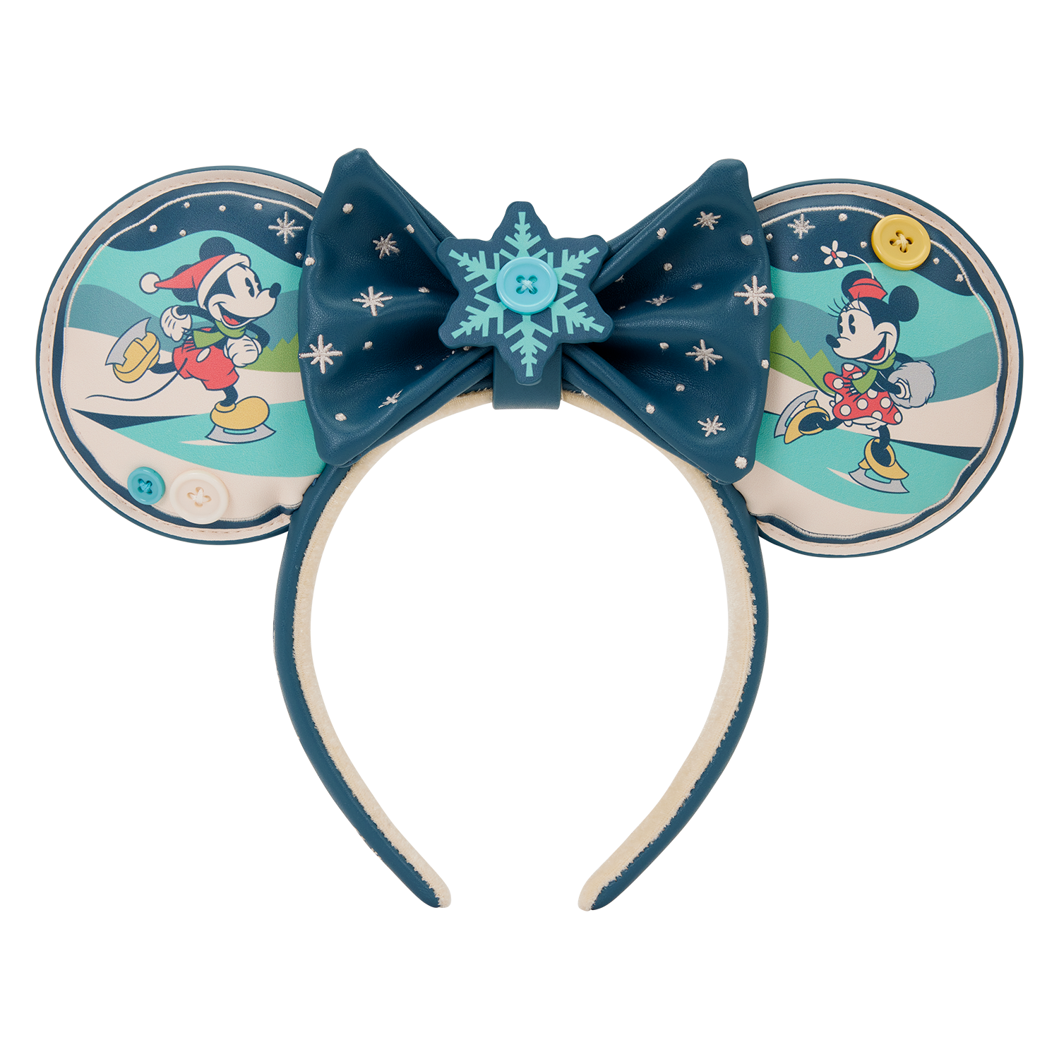 Mickey & Minnie Holiday Ear Headband