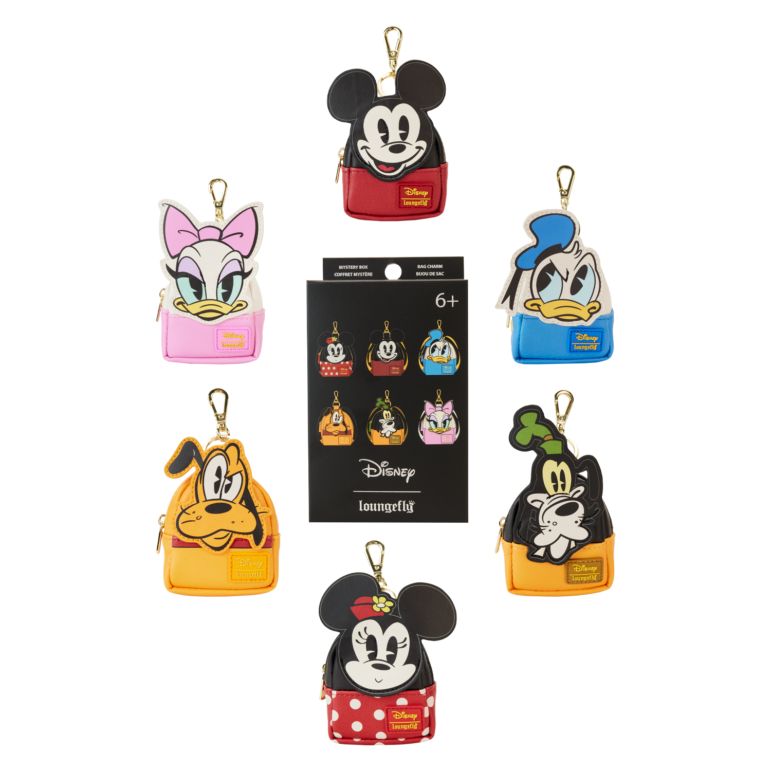 Mickey & Friends Picnic Cosplay Mystery Mini Backpack Keychain Charm