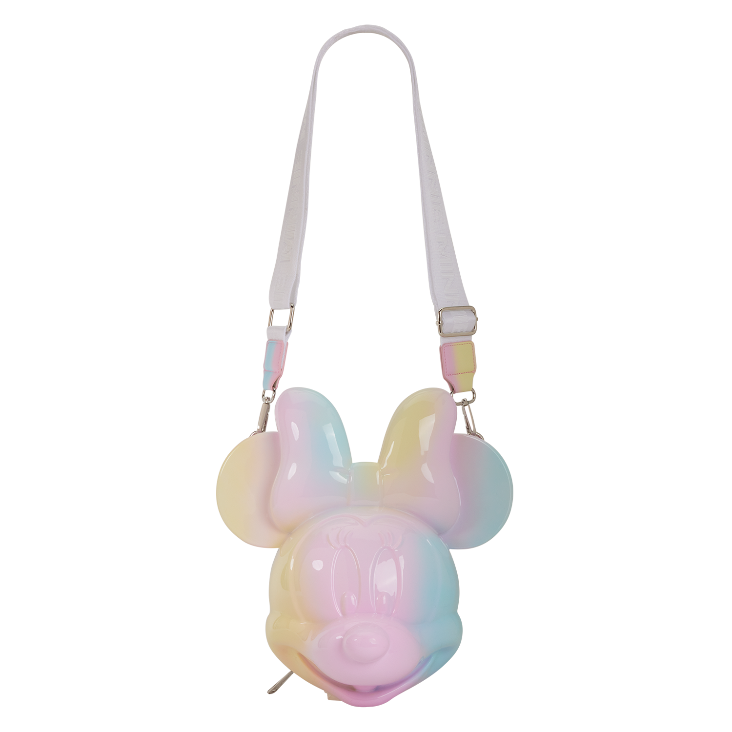 Minnie Mouse Pastel Tie-Dye Molded Figural Crossbody Bag
