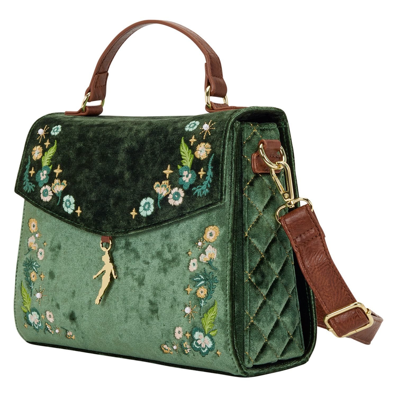 Peter Pan Exclusive Quilted Texture Crossbody Bag - Image 5