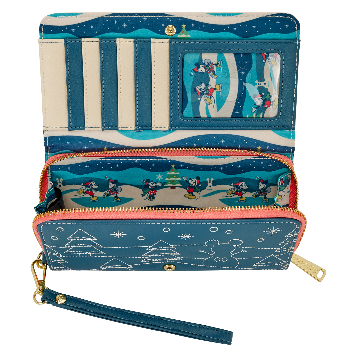 Mickey & Minnie Holiday Wristlet Wallet - Image 5